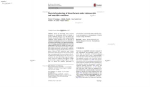 Bacterial production of biosurfactants under microaerobic and anaerobic conditions
